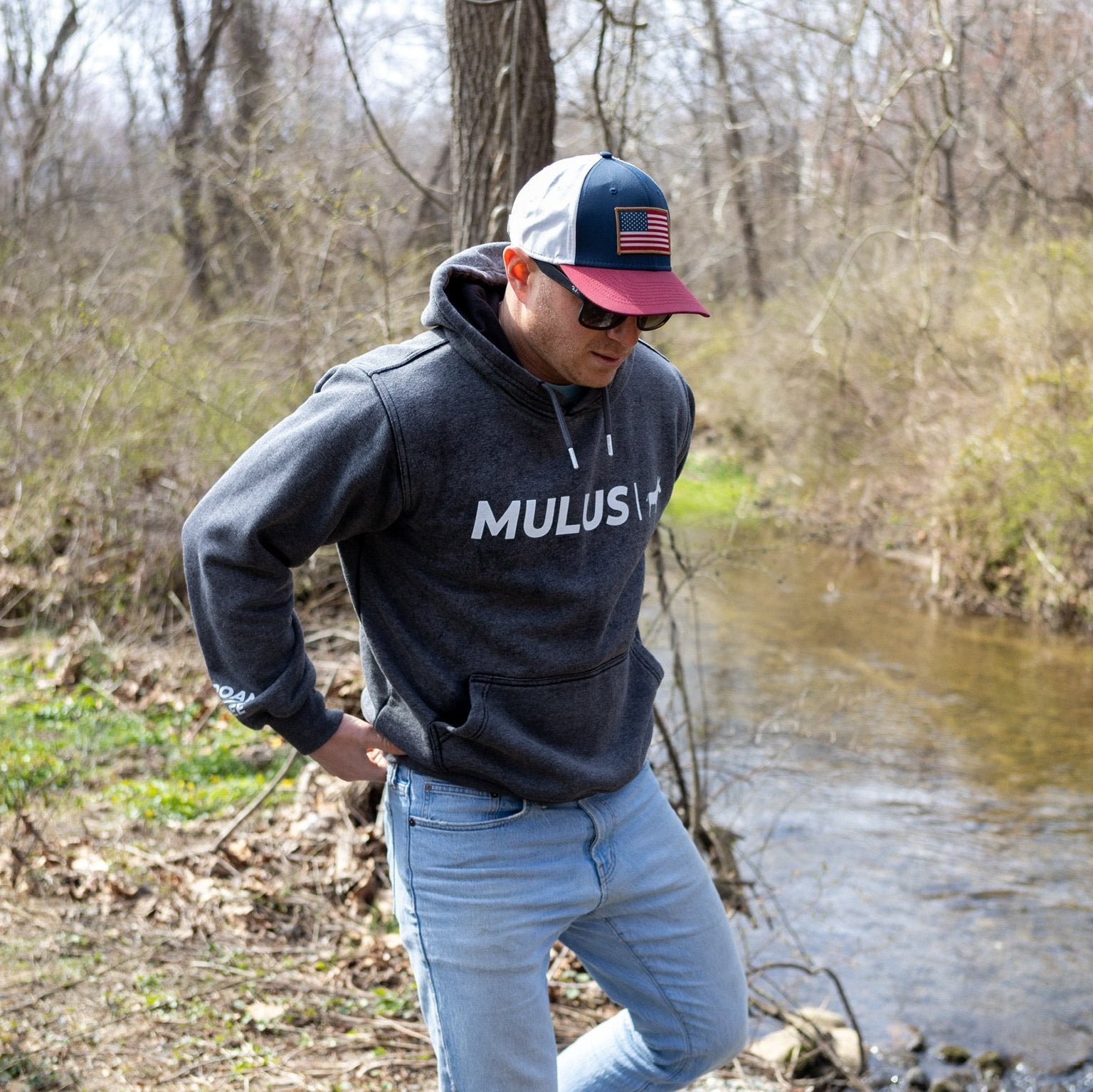 STONE WASHED HOODIE