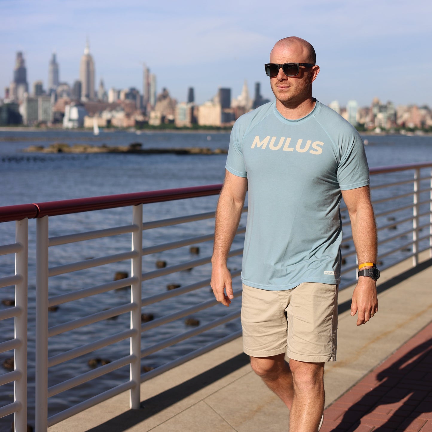 SHORT SLEEVE T-SHIRT HARBOR BLUE