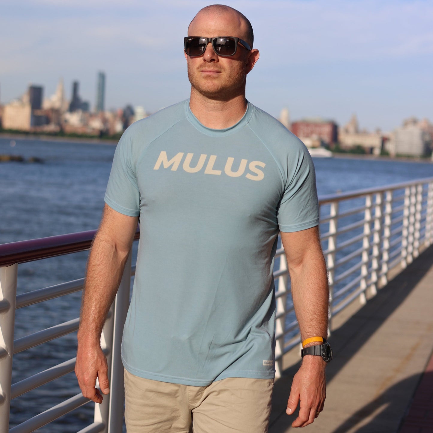 SHORT SLEEVE T-SHIRT HARBOR BLUE