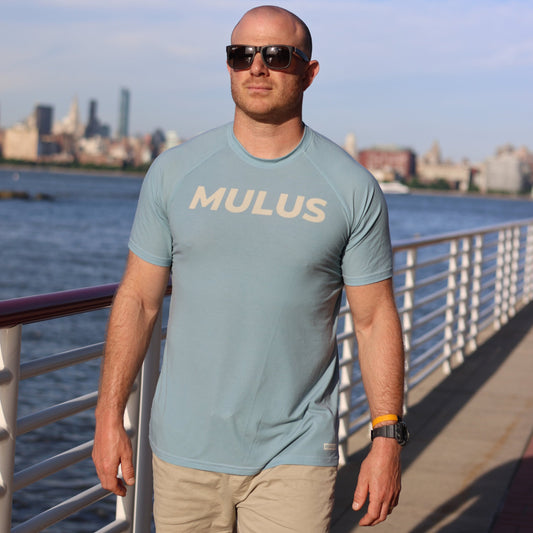 SHORT SLEEVE T-SHIRT HARBOR BLUE