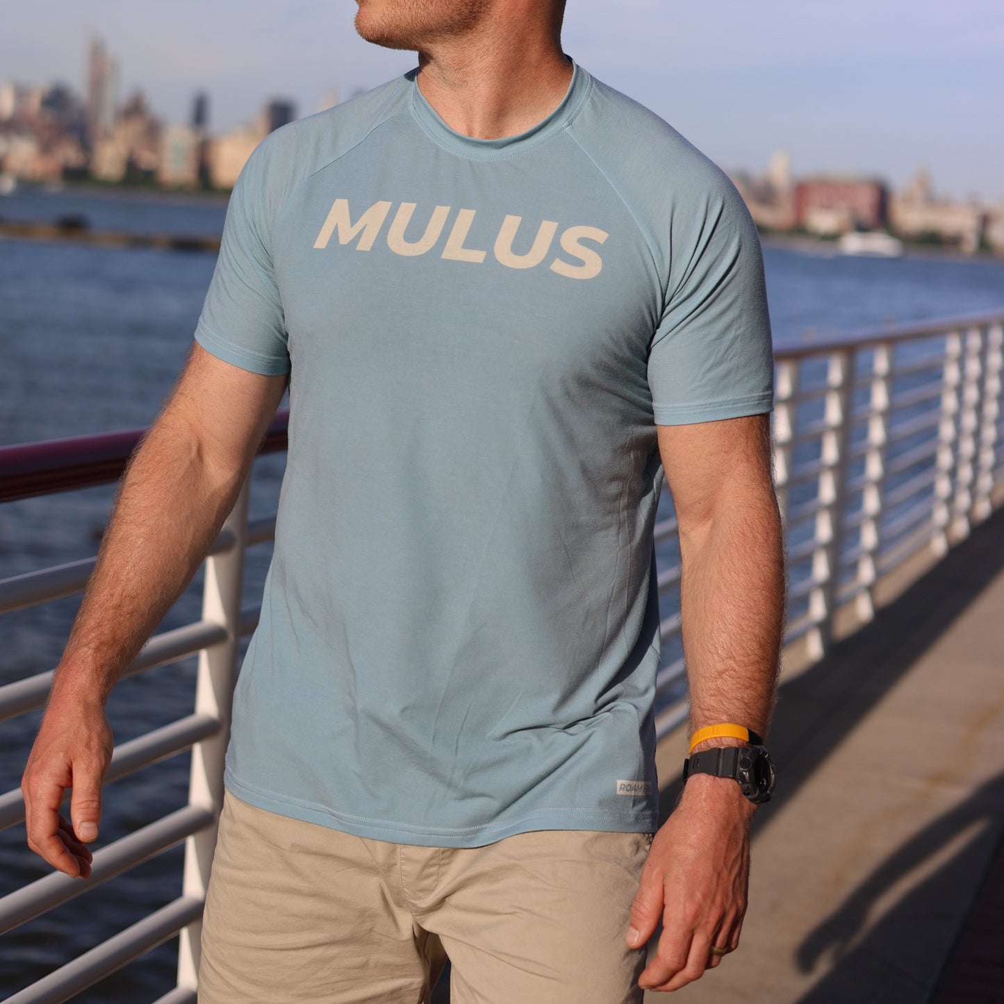 SHORT SLEEVE T-SHIRT HARBOR BLUE