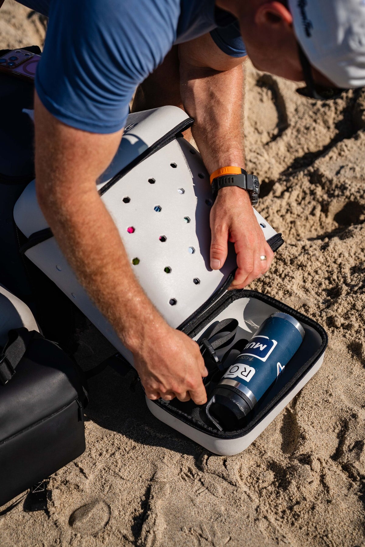 MULUS ROAMER lower compartment being packed with gear